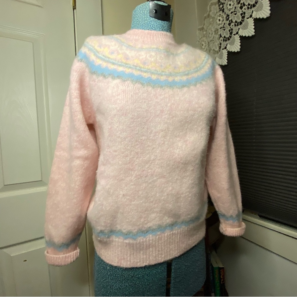vintage lord and taylor pastel sweater